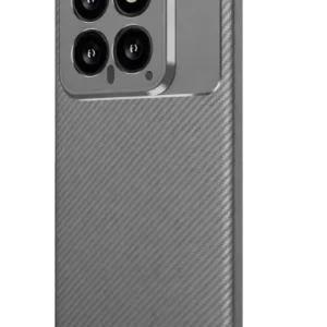 Newface Xiaomi Mi 14t Kılıf Auto Focus Karbon Kapak - Gri