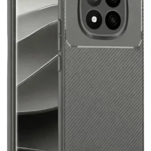 Newface Xiaomi Redmi Note 14 Pro Plus Kılıf Auto Focus Karbon Kapak - Gri