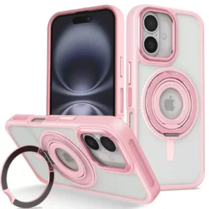 Joko İphone 16 Banza Magsafe Standlı Kapak - Pembe