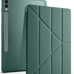 Newface Samsung Galaxy X510 Tab S9 Fe 11 Kılıf Kalemlikli Mars Tablet Kılıfı - Koyu Yeşil