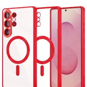 Newface Samsung Galaxy S26 Ultra Kross Magneticsafe Kapak - Kırmızı