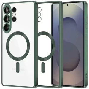 Newface Samsung Galaxy S26 Ultra Kross Magneticsafe Kapak - Koyu Yeşil