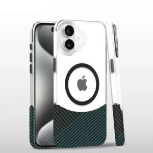 Joko İphone 16 Carbon Puzzle Magsafe Kapak - Açık Mavi