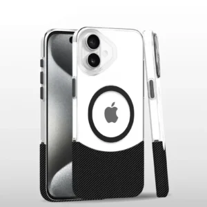 Joko İphone 16 Plus Carbon Puzzle Magsafe Kapak - Siyah