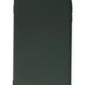 Newface İphone 7 Plus Kılıf Nano İçi Kadife Silikon - Koyu Yeşil