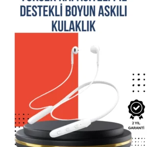 Uzun Süre Dayanıklı Manyetik Başlıklı Bluetooth Kulaklık