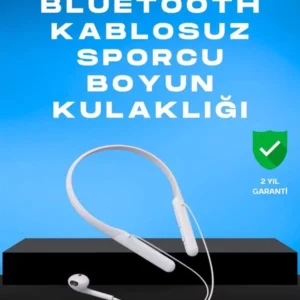 Kablosuz Bluetooth Kulaklık – Boyun Askılı, 100 Saat Pil Ömrü