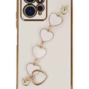 Newface Xiaomi Redmi Note 12 4g Kılıf Esila Silikon - Beyaz