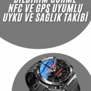 Akıllı Saat Yeni Model Sesli Asistan Bildirim Görme Bluetooth Bağlantılı Müzik Dinleme