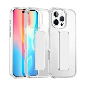 Joko İphone 16 Pro Kılıf Alfa Magsafe Standlı Kapak - Şeffaf