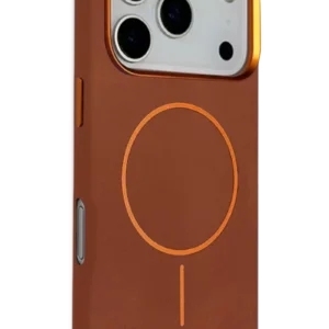 Joko Apple İphone 17 Pro Luno Deri Magsafe Kapak - Kahverengi