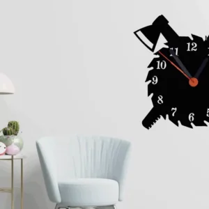 Duvar Saati-ağaç İşleme-35 Cm X 35 Cm