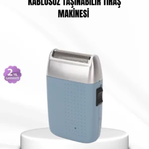 Taşınabilir Şarjlı Tıraş Makinesi – Kuru Kullanım, Özel Sakal Başlıkları