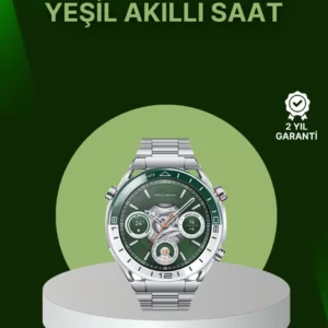 Amoled Ekran Akıllı Saat Harita Gösterimli Bluetooth Aramalı 3 Kayışlı