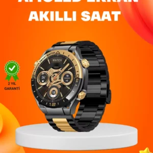 Amoled Akıllı Saat Ip67 Su Geçirmez 3 Bileklikli Sağlık Takipli