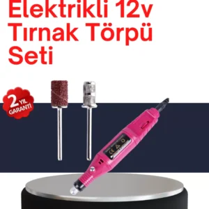 6 Uçlu Elektrikli Manikür Pedikür Seti
