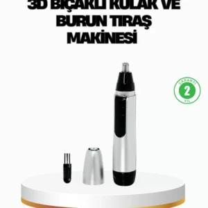 3d Bıçaklı Burun Ve Kulak Tıraş Makinesi Pil İle Çalışan Taşınabilir Model