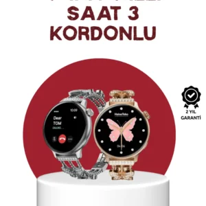 Akıllı Saat – Dokunmatik Ekran, Spor Modu Ve Kalp Atış Sensörü