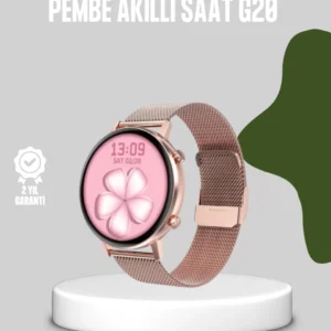 Akıllı Saat – Bluetooth 5.0, Suya Dayanıklı, Kablosuz Şarj