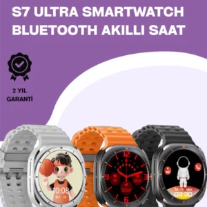 Kalori Ve Nabız Ölçen Akıllı Saat | Sağlık Takip Fonksiyonlu | Silikon Kordon