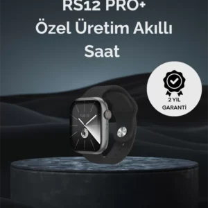 Rs12 Pro+ 2025 Serisi Uzun Şarj Süreli Garantili Full Ekranlı Özel Üretim Akıllı Saat – 2gb Hafıza, Amoled, Gps, Sesli Arama