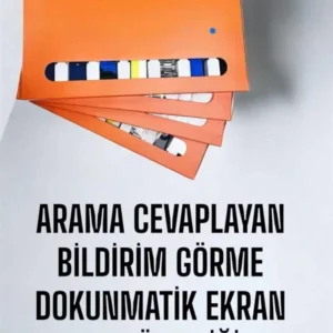 Akıllı Saat 7 Kordonlu Bildirim Görebilen Metal Kordon Gps Özelliği