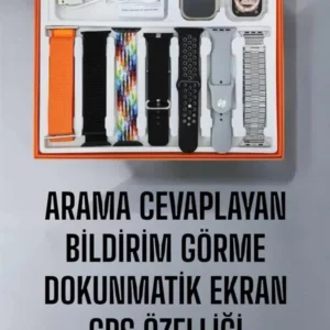 Akıllı Saat 7 Kordonlu Metal,plastik Ve Hasır Kordon Seçeneği