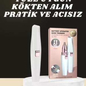 Kulak Burun Ve Yüz Epilasyon Aleti Ve Yüz Masaj Aleti İkili Cilt Bakım Seti