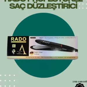 Rado Rd-446 – Titanyum Seramik, 2.5 Metre Kablo, Hızlı Isınan Saç Düzleştirici