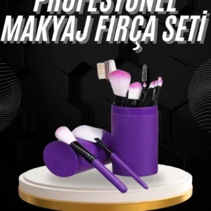 12 Parça Profesyonel Makyaj Fırçası Far Fırçası Allık Fırçası Yumuşak Kıllı