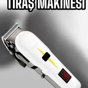 Tıraş Makinesi Profesyonel Saç Ve Sakal Kesme Milim Ayarlı Dijital Göstergeli