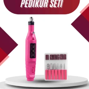 Elektrikli Profesyonel Manikür Pedikür Seti Değiştirilebilir Başlık Seçeneği