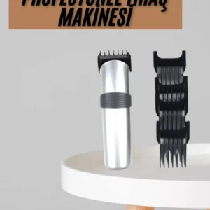 Yeni Nesil Profesyonel Şarjlı Saç Sakal Tıraş Makinesi Ayarlanabilir 4 Taraklı