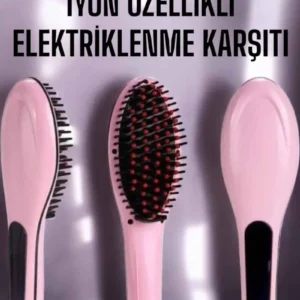 Saç Düzleştirici Tarak Isı Ayarlı Yıpranma Önleyici Düzleştirici Fön Tarak