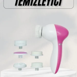Cilt Temizleme Ve Masaj Aleti 5 Başlıklı Akne Ve Sivilce Önleyici