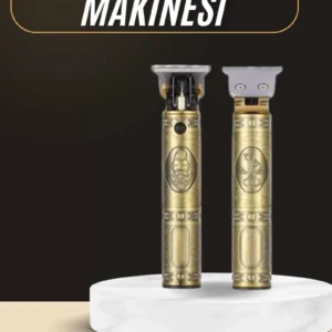 Tıraş Makinesi Şarjlı Çizik Tıraş Paslanmaz Çelik Bıçaklı 4 Taraklı