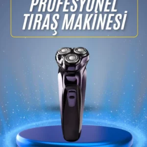 Tıraş Makinesi Hassas Ciltlere Özel Döner Başlıklı Pürüzsüz Görünüm