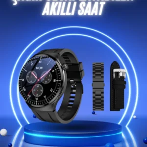 Akıllı Saat Yeni Nesil Üç Kordonlu Nabız Ölçer Çağrı Cevaplama