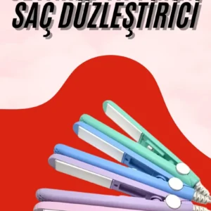 Seyahat Tipi Taşınabilir Saç Düzleştirici Saç Şekillendirici Yüksek Isı Ayarlı
