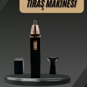 Burun Kulak Kıl Tüy Temizleme Ve Tıraş Makinesi Mini Paslanmaz Çelik