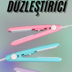 Mini Düzleştirici Seramik Kaplama Seyahat Tipi Elektriklenme Karşıtı