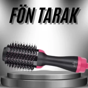 Saç Şekillendirici Ve Saç Düzleştirici Fön Tarağı Tarak Fırça 1200w Saç Kurutma