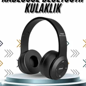 Kulak Üstü Bluetooth Kulaklık Yüksek Ses Kaliteli Ayarlanabilir