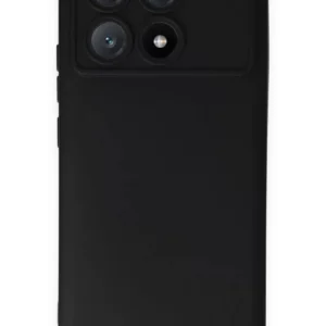 Newface Xiaomi Poco X6 Pro Kılıf Nano İçi Kadife Silikon - Siyah