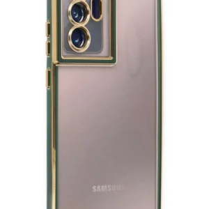 Newface Samsung Galaxy Note 20 Ultra Kılıf Liva Lens Silikon - Yeşil