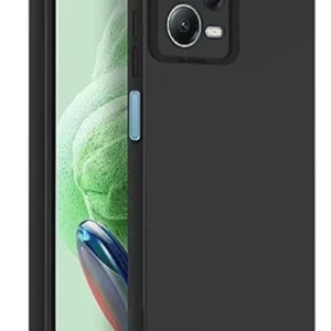 Newface Xiaomi Redmi Note 12 Pro 5g Kılıf Nano İçi Kadife Silikon - Siyah