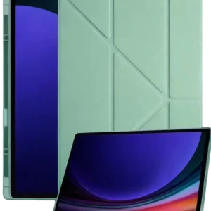 Newface Samsung Galaxy Tab A11 Plus Kalemlikli Mars Tablet Kılıfı - Açık Yeşil