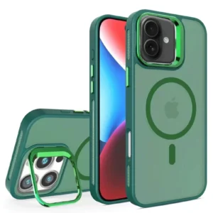 Joko İphone 16 Flet Lens Magsafe Kapak - Koyu Yeşil