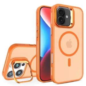 Joko İphone 16 Flet Lens Magsafe Kapak - Turuncu