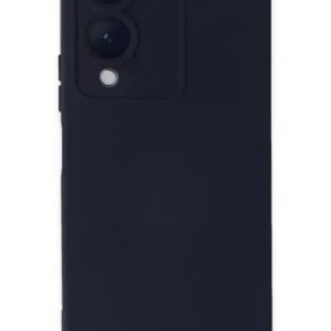 Newface Vivo Y17s Kılıf Nano İçi Kadife Silikon - Lacivert